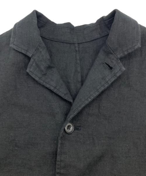 journal standard luxe（ジャーナルスタンダード ラックス）JOURNAL STANDARD LUXE (ジャーナルスタンダード ラックス) ヘンプキャンバス ベスト　26SS ブラック サイズ:Fの古着・服飾アイテム