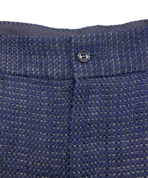 journal standard luxe（ジャーナルスタンダード ラックス）journal standard luxe (ジャーナルスタンダード ラックス) ツィード サスペンダーパンツ ネイビー サイズ:Fの古着・服飾アイテム
