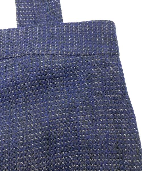 journal standard luxe（ジャーナルスタンダード ラックス）journal standard luxe (ジャーナルスタンダード ラックス) ツィード サスペンダーパンツ ネイビー サイズ:Fの古着・服飾アイテム