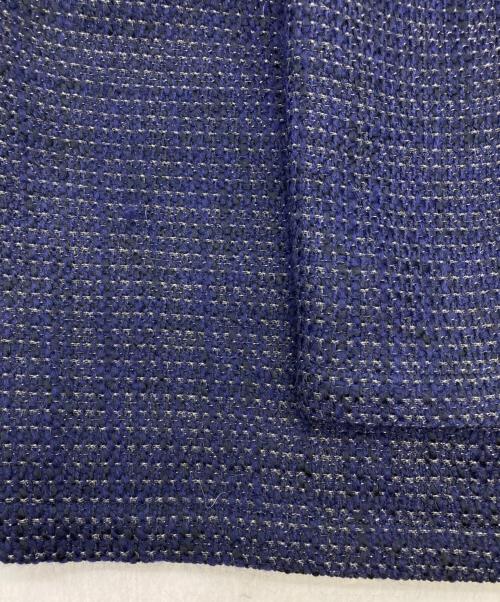 journal standard luxe（ジャーナルスタンダード ラックス）journal standard luxe (ジャーナルスタンダード ラックス) ツィード サスペンダーパンツ ネイビー サイズ:Fの古着・服飾アイテム