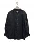 JOURNAL STANDARD LUXE（ジャーナルスタンダード ラックス）の古着「20リネン スタンドカラーシャツ」｜ブラック