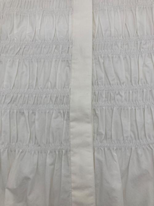 COS（コス）COS (コス) フリル付きコットンブラウス ホワイト ホワイト サイズ:42の古着・服飾アイテム