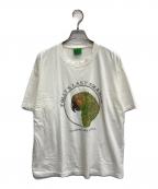 SMALLTALKスモールトーク）の古着「Hand Drawn T-Shirt Graphic Parrot」｜ホワイト