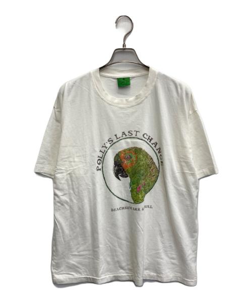SMALLTALK（スモールトーク）SMALLTALK (スモールトーク) Hand Drawn T-Shirt Graphic Parrot ホワイト サイズ:Lの古着・服飾アイテム