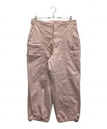 NULL TOKYO×JOURNAL STANDARD（ヌル トウキョウ×ジャーナルスタンダード）の古着「別注 インサイド バギー チノ パンツ」｜ピンク