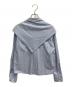 MM6 Maison Margiela (エムエムシックスメゾンマルジェラ) ストライプシャツ ホワイト×ブルー サイズ:40：13000円