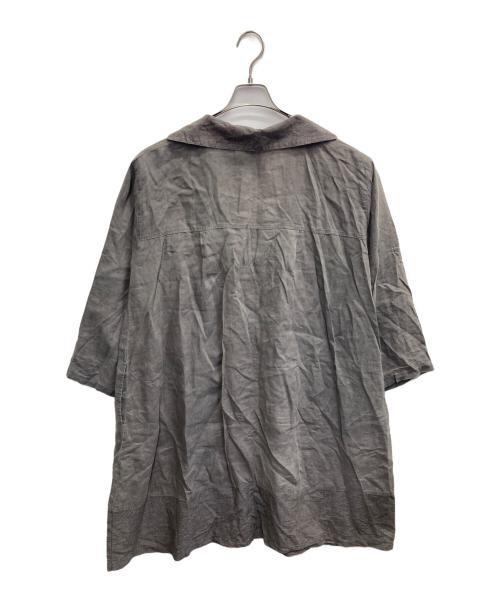 BASCO（バスコ）BASCO (バスコ) リネンワンピース グレー サイズ:ＦＲＥＥの古着・服飾アイテム
