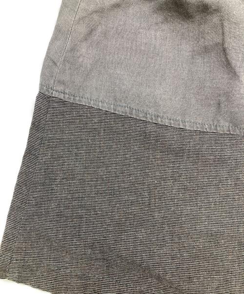 BASCO（バスコ）BASCO (バスコ) リネンワンピース グレー サイズ:ＦＲＥＥの古着・服飾アイテム