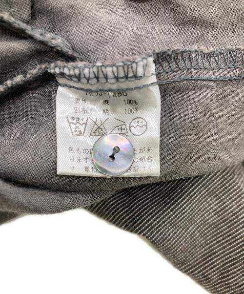 BASCO（バスコ）BASCO (バスコ) リネンワンピース グレー サイズ:ＦＲＥＥの古着・服飾アイテム