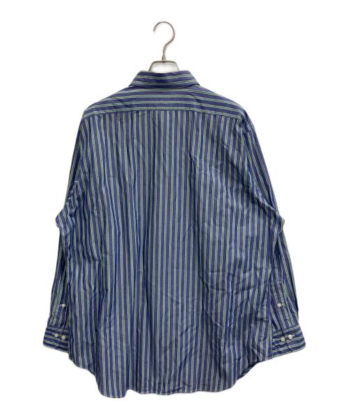 POLO RALPH LAUREN（ポロ・ラルフローレン）POLO RALPH LAUREN (ポロ・ラルフローレン) ストライプシャツ パープル サイズ:16　1/2の古着・服飾アイテム