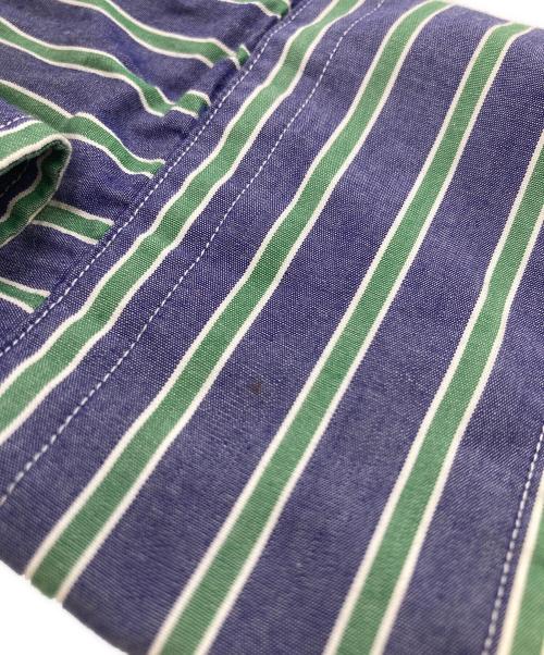 POLO RALPH LAUREN（ポロ・ラルフローレン）POLO RALPH LAUREN (ポロ・ラルフローレン) ストライプシャツ パープル サイズ:16　1/2の古着・服飾アイテム