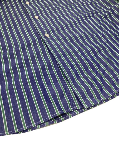 POLO RALPH LAUREN（ポロ・ラルフローレン）POLO RALPH LAUREN (ポロ・ラルフローレン) ストライプシャツ パープル サイズ:16　1/2の古着・服飾アイテム
