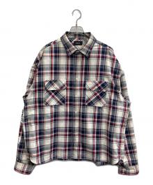 BREATH（ブレス）の古着「26SS　CROSS CHECK SHIRT」｜レッド×ホワイト