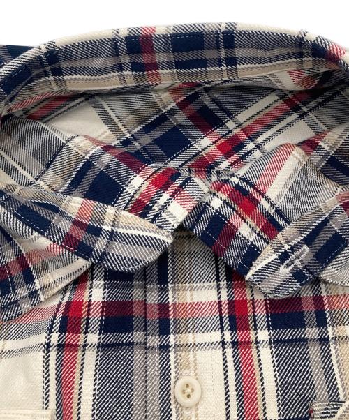 BREATH（ブレス）BREATH (ブレス) 26SS　CROSS CHECK SHIRT レッド×ホワイト サイズ:XXLの古着・服飾アイテム
