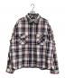 BREATH（ブレス）の古着「26SS　CROSS CHECK SHIRT」｜レッド×ホワイト