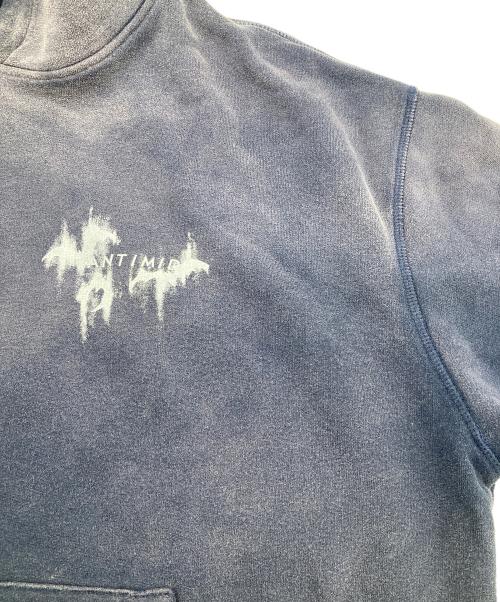 ANTIMID（アンチミッド）ANTIMID (アンチミッド) ユーズド加工プルオーバーパーカー パープル サイズ:Sの古着・服飾アイテム