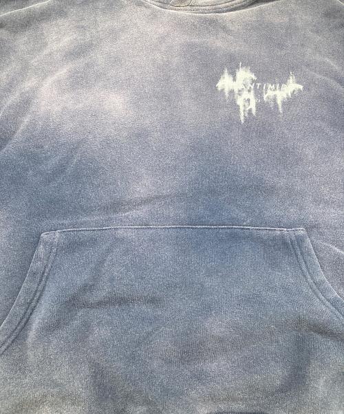 ANTIMID（アンチミッド）ANTIMID (アンチミッド) ユーズド加工プルオーバーパーカー パープル サイズ:Sの古着・服飾アイテム