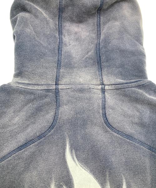 ANTIMID（アンチミッド）ANTIMID (アンチミッド) ユーズド加工プルオーバーパーカー パープル サイズ:Sの古着・服飾アイテム