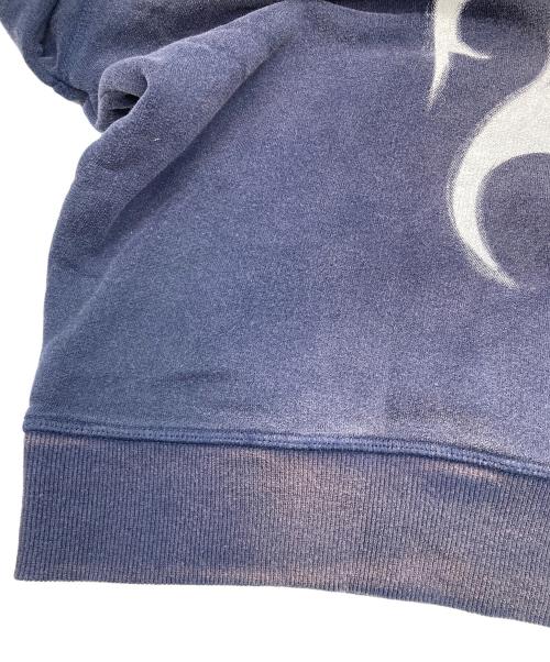 ANTIMID（アンチミッド）ANTIMID (アンチミッド) ユーズド加工プルオーバーパーカー パープル サイズ:Sの古着・服飾アイテム
