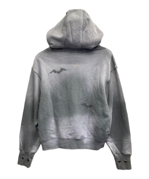 ANTIMID（アンチミッド）ANTIMID (アンチミッド) Studs Hoodie. グレー サイズ:Mの古着・服飾アイテム