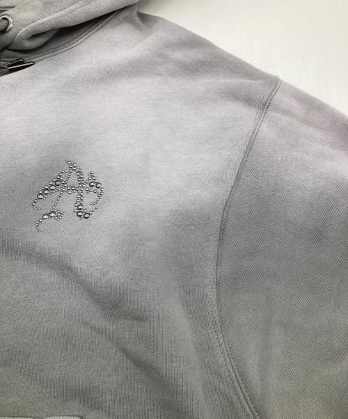 ANTIMID（アンチミッド）ANTIMID (アンチミッド) Studs Hoodie. グレー サイズ:Mの古着・服飾アイテム