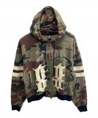 ANTIMIDアンチミッド）の古着「89 ZIP HOODIE」｜グリーン