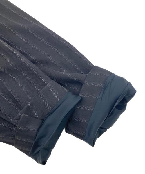 ZEGNA（ゼニア）ZEGNA (ゼニア) ストライプテーラードジャケット ブラック サイズ:52Rの古着・服飾アイテム