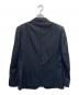 ZEGNA (ゼニア) ストライプテーラードジャケット ブラック サイズ:52R：5000円