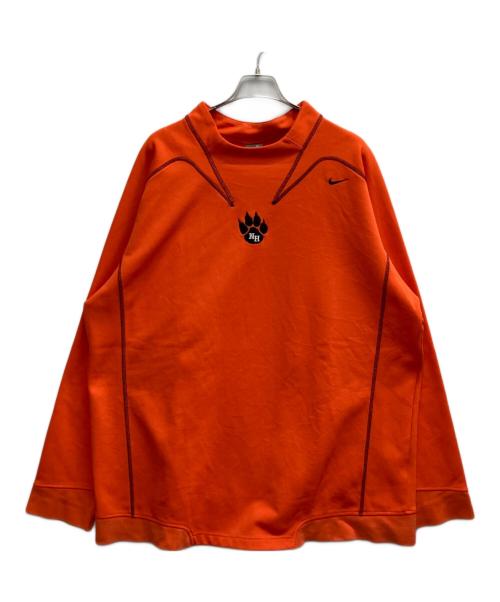 NIKE（ナイキ）NIKE (ナイキ) 刺繍ロゴスウェット オレンジ サイズ:XLの古着・服飾アイテム