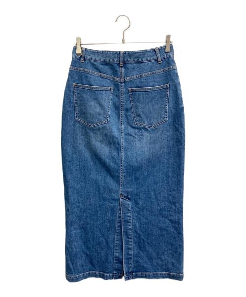 23区（ニジュウサンク）23区 (ニジュウサンク) Iライン デニムスカート インディゴ サイズ:38の古着・服飾アイテム