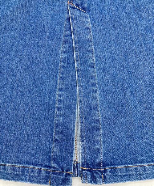 23区（ニジュウサンク）23区 (ニジュウサンク) Iライン デニムスカート インディゴ サイズ:38の古着・服飾アイテム