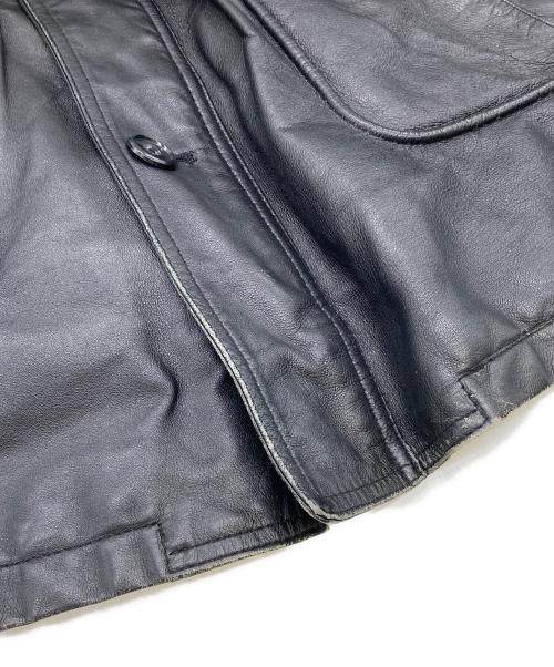 LATENTA（ラテンタ）LATENTA (ラテンタ) レザージャケット ブラック サイズ:XLの古着・服飾アイテム