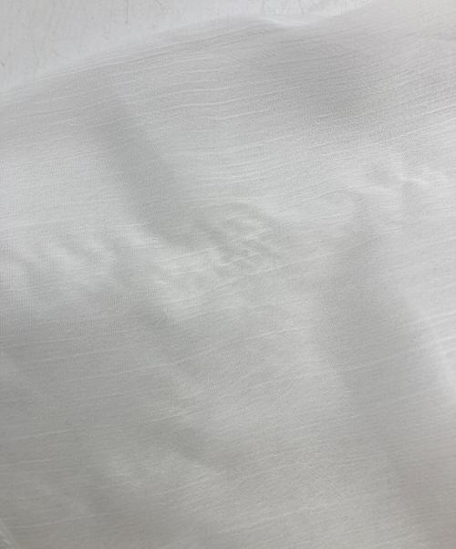 L'AUBE BLANC（ローブ ブラン）L'AUBE BLANC (ローブ ブラン) Ruffle chiffon Blouse ホワイト サイズ:FREEの古着・服飾アイテム