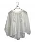L'AUBE BLANC（ローブ ブラン）の古着「Ruffle chiffon Blouse」｜ホワイト