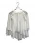 L'AUBE BLANC (ローブ ブラン) Ruffle chiffon Blouse ホワイト サイズ:FREE：6000円
