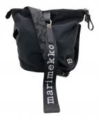 marimekkoマリメッコ）の古着「CARRY ALL SOLID BAG」｜ブラック