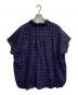 nest Robe (ネストローブ) リネンチェックオープンカラーシャツ ネイビー サイズ:FREE：5000円
