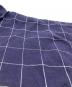 中古・古着 nest Robe (ネストローブ) リネンチェックオープンカラーシャツ ネイビー サイズ:FREE：5000円