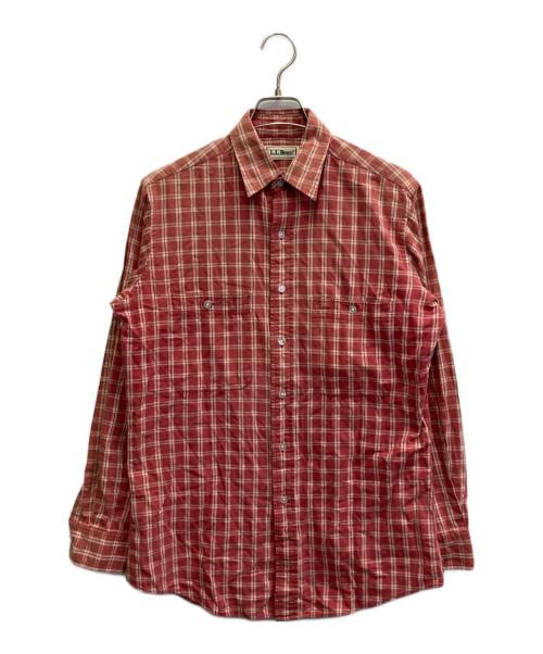 L.L.Bean（エルエルビーン）L.L.Bean (エルエルビーン) チェックシャツ レッド サイズ:SMの古着・服飾アイテム