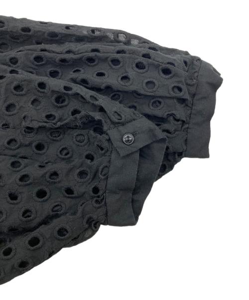 Spick and Span（スピック＆スパン）Spick and Span (スピック＆スパン) 25SS カットワークドットボートネックブラウス ブラック サイズ:FREEの古着・服飾アイテム
