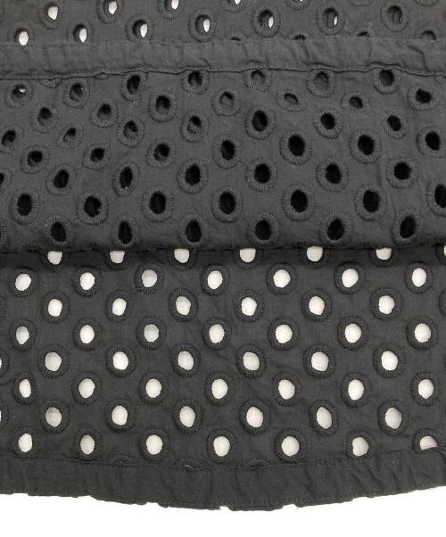 Spick and Span（スピック＆スパン）Spick and Span (スピック＆スパン) 25SS カットワークドットボートネックブラウス ブラック サイズ:FREEの古着・服飾アイテム