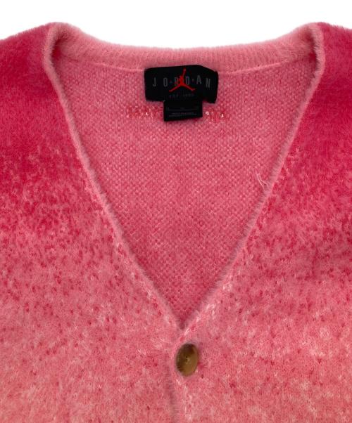 JORDAN（ジョーダン）JORDAN (ジョーダン) グラデーションニットカーディガン ピンク サイズ:XLの古着・服飾アイテム