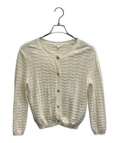 DEMYLEE（デミリー）DEMYLEE (デミリー) ELVA CARDIGAN エルヴァカーディガン ベージュ サイズ:XSの古着・服飾アイテム