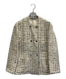 theory luxe（セオリーリュクス）の古着「VISCHER WIEDI ツイードジャケット」｜ベージュ
