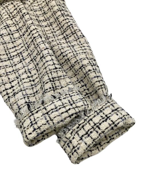 theory luxe（セオリーリュクス）theory luxe (セオリーリュクス) VISCHER WIEDI ツイードジャケット ベージュ サイズ:38の古着・服飾アイテム