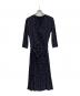 Weekend Max Mara（ウィークエンド マックスマーラ）の古着「花柄ワンピース」｜ネイビー