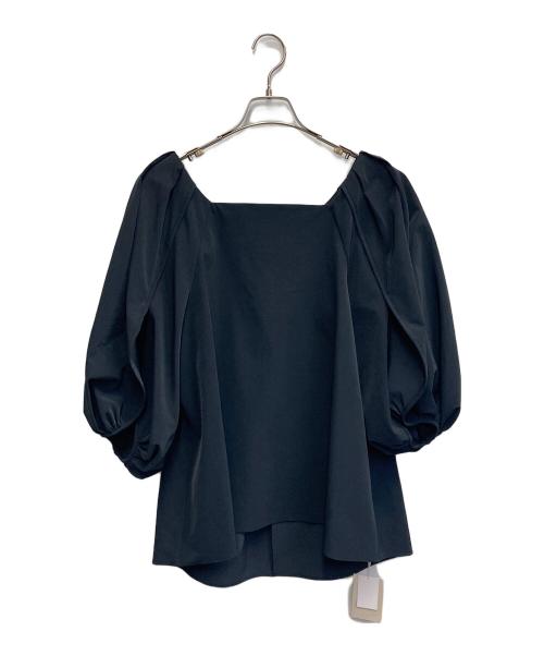 LE PHIL（ル フィル）LE PHIL (ル フィル) ドライストレッチペタルブラウス ネイビー サイズ:FREE 未使用品の古着・服飾アイテム