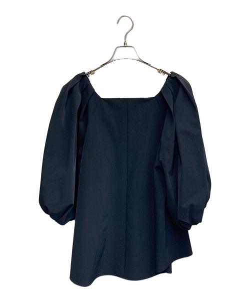 LE PHIL（ル フィル）LE PHIL (ル フィル) ドライストレッチペタルブラウス ネイビー サイズ:FREE 未使用品の古着・服飾アイテム