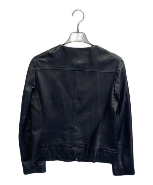 BALLSEY（ボールジィ）BALLSEY (ボールジィ) ラムレザージャケット ブラック サイズ:36の古着・服飾アイテム