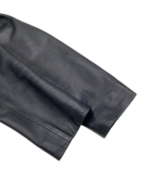 BALLSEY（ボールジィ）BALLSEY (ボールジィ) ラムレザージャケット ブラック サイズ:36の古着・服飾アイテム